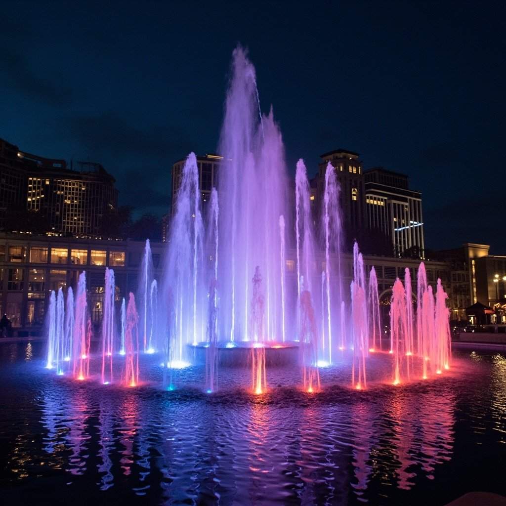 AI音乐喷泉控制系统